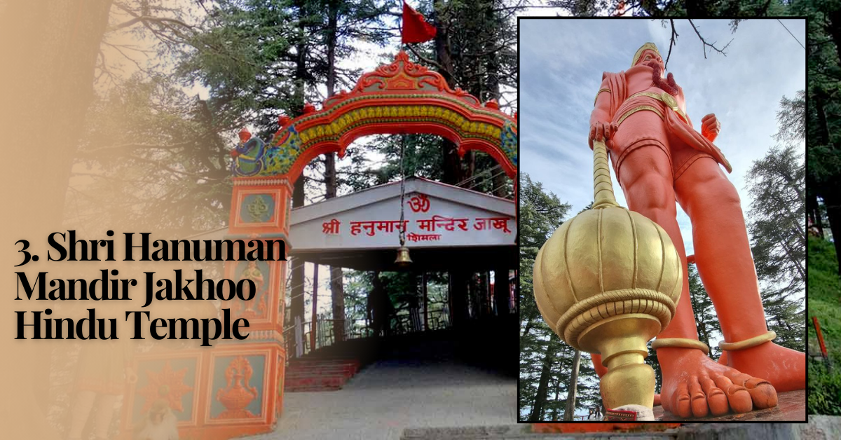 3. Shri Hanuman Mandir Jakhoo- Hindu temple | Top 10 Best Places To Visit in Shimla This Holiday Season