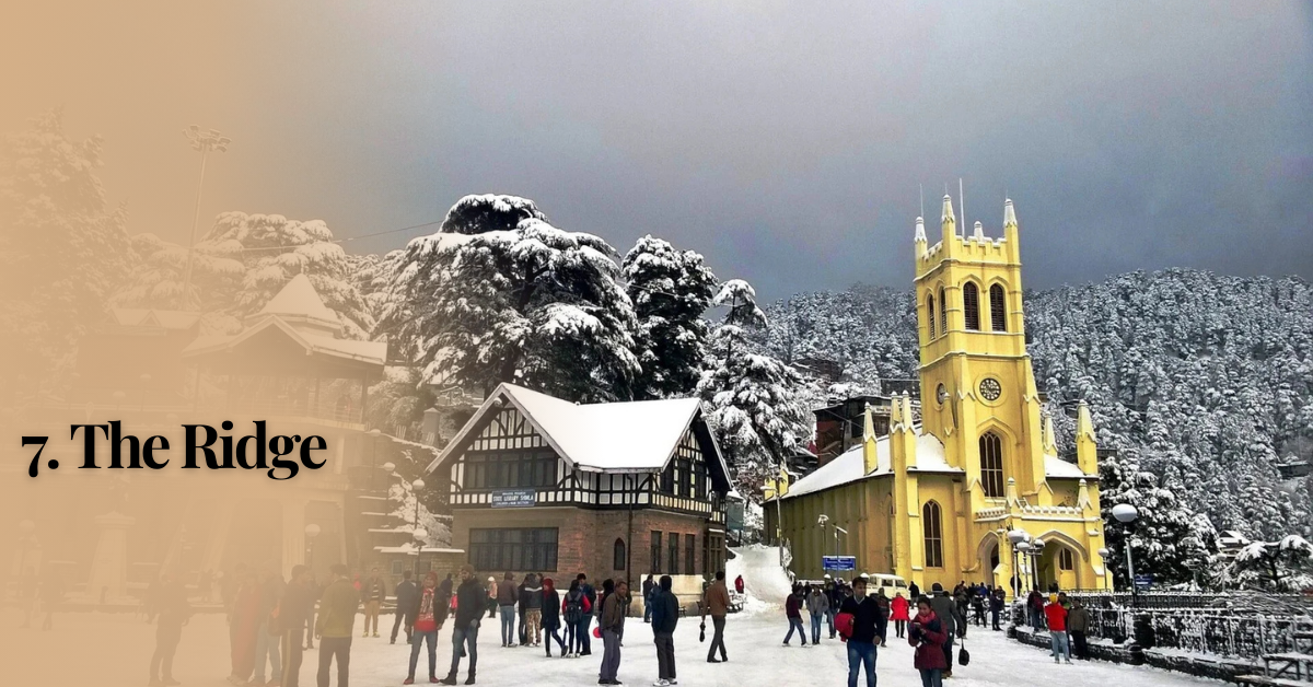 7. The Ridge | Top 10 Best Places To Visit in Shimla This Holiday Season